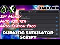 Dunking Simulator Script | Infinite Money & More | Hydrogen and Fluxus - Roblox Mobile Exploiting