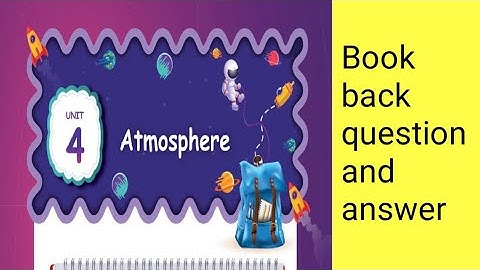 5th social science unit4 Atmosphere book back question and answer in English