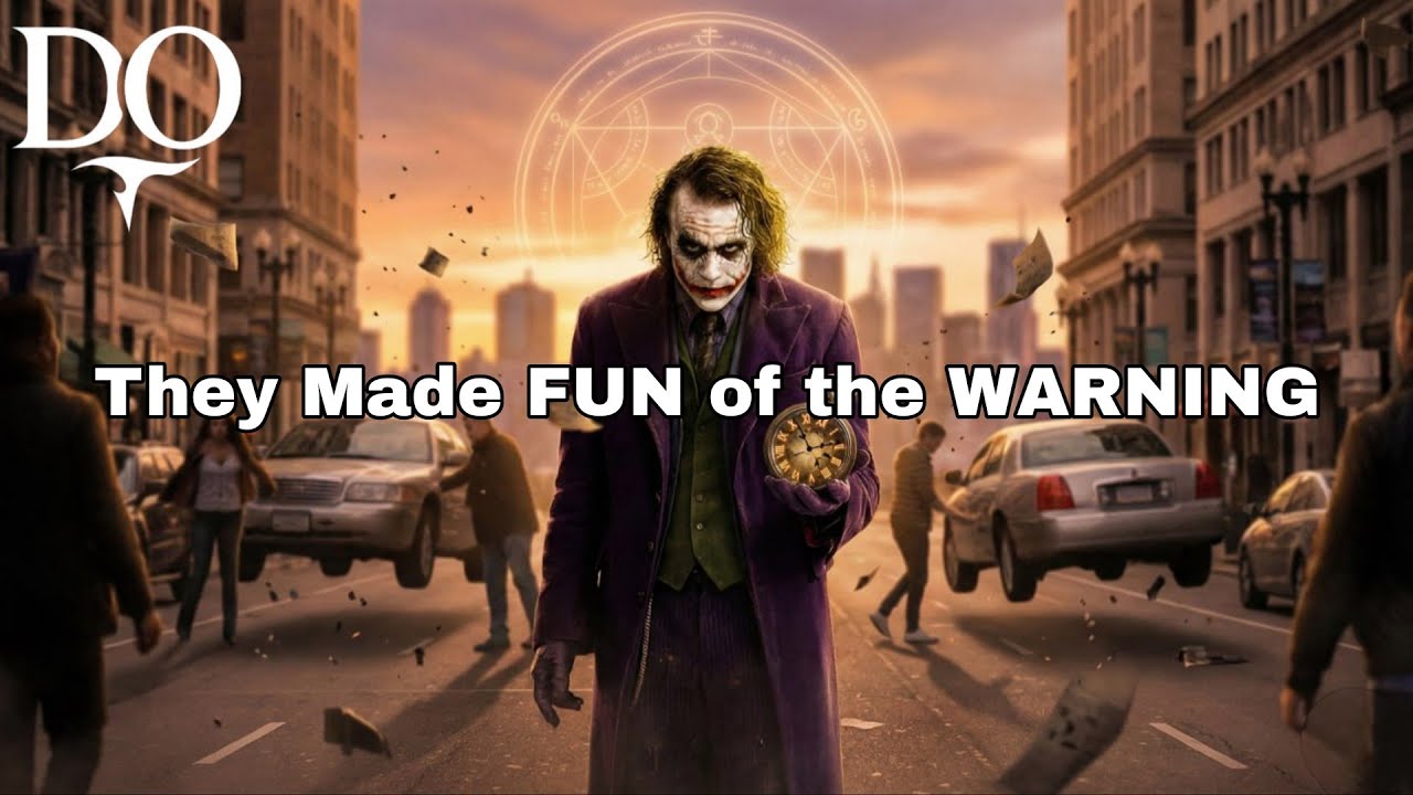 📖👻 Они высмеяли пророчество… Затем оно начало сбываться, и они замерли | Речь Джокера (мощная)