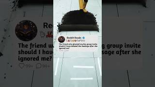 The friend who ghosted my big group invite #shortsfeed #redditstories #reddit #story #shorts