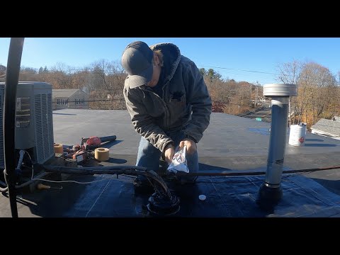 How To You Waterproof Exterior Ducting On A Roof?