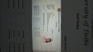 DU sol Final Year Admit Card BA program 2023