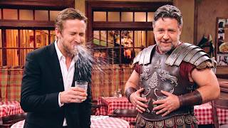 Russell Crowe Making Celebrities Cry With Laughter