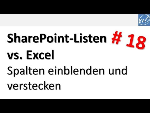 SharePoint-Listen - 18 - Spalten einblenden und verstecken
