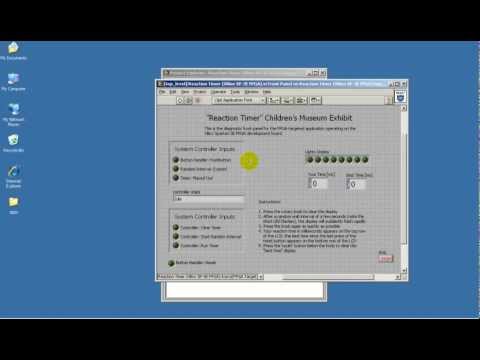 LabVIEW FPGA: "Reaction Timer" LabVIEW project