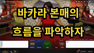 바카라 본매의 흐름을 파악하자! #바카라분석 #바카라 #바카라실시간
