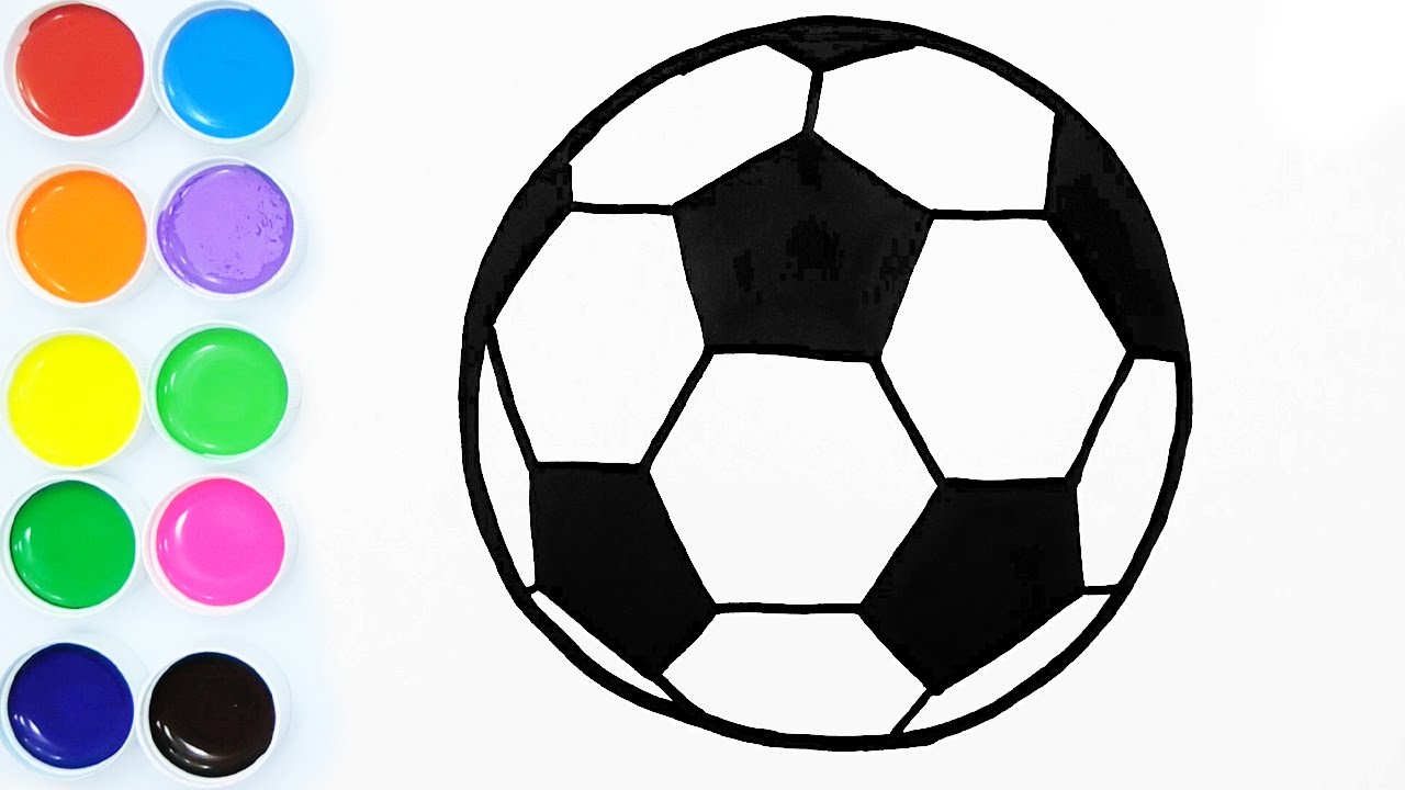 como dibujar una pelota o balon de futbol