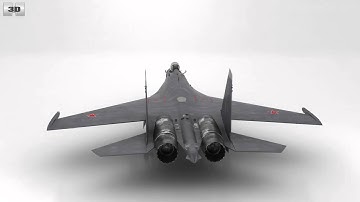Sukhoi Su-35 3D model by 3DModels.org