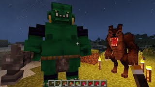картинка: Битва с Мантикорой, Oгром, Виверной и Оборотнем! Обзор мода Mo Creatures