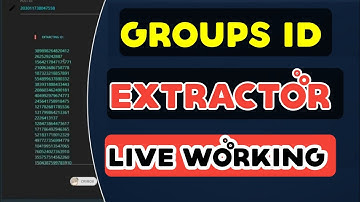 Working Groups Id Extractor 2022|| All In streams extensions || Working 100%