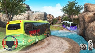 Mountain Climb Bus Racing Game - Best Android Gameplay