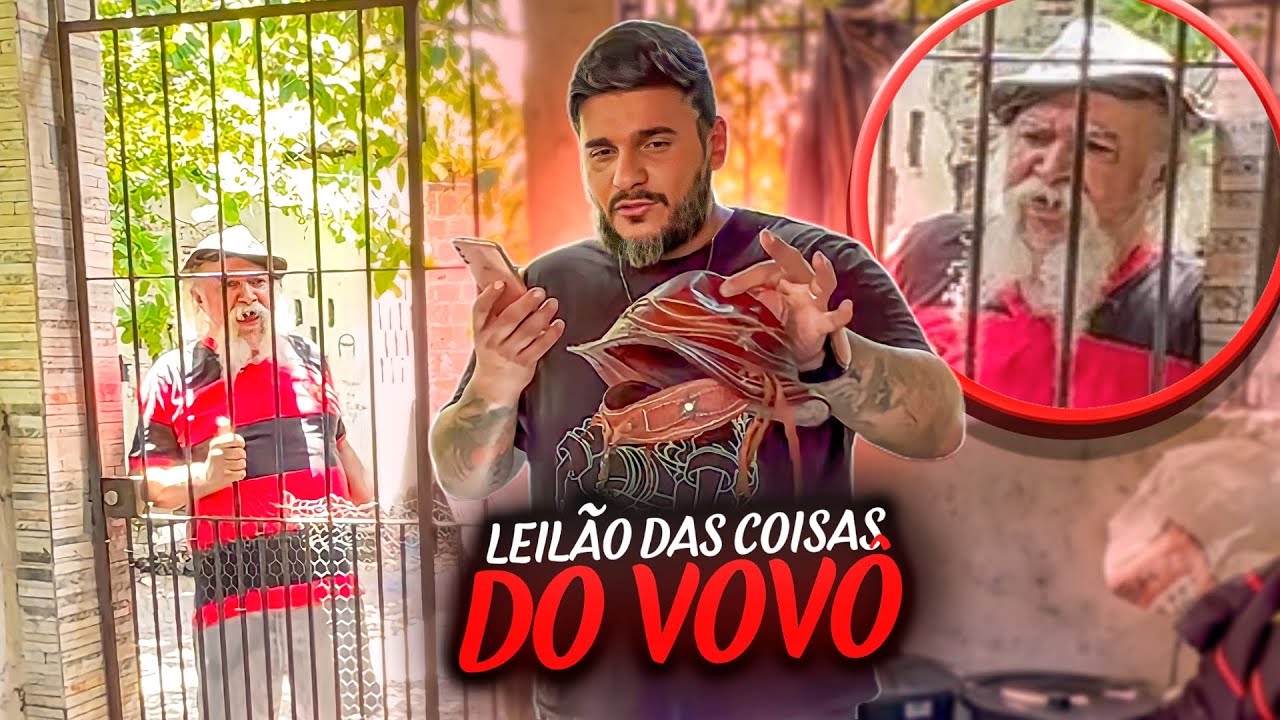 MANETIKIN FEZ UM LEILÃO COM AS COISAS DO VOVÔ PRA AJUDAR O SANTA CRUZ | PALPITES