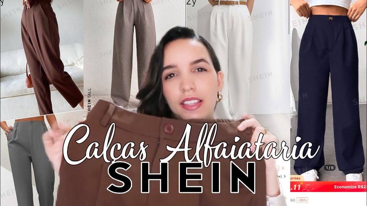 COMPRINHAS SHEIN - TOUR PELAS MINHAS CALÇAS ALFAIATARIA  | Debora Freitas