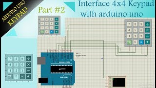 How to interface 4x4 keypad with arduino UNO  in proteus? #interface4x4Keypad #ArduinoUno #proteue Net Worth
