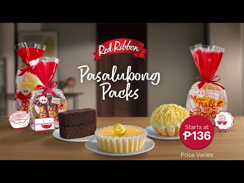 Red Ribbon Pasalubong Packs