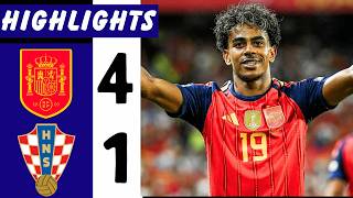 EXTENDED HIGHLIGHTS - Spain Vs Croatia 4-1 | Goals & Highlights | UEFA Nations League 2026 - Yamal