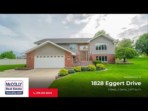 1828 Eggert Drive, Schererville, IN home video tour