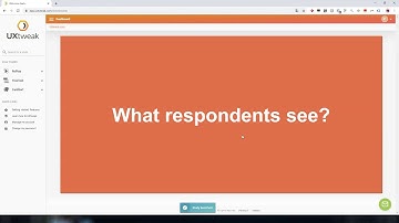 UXtweak - Test study setup
