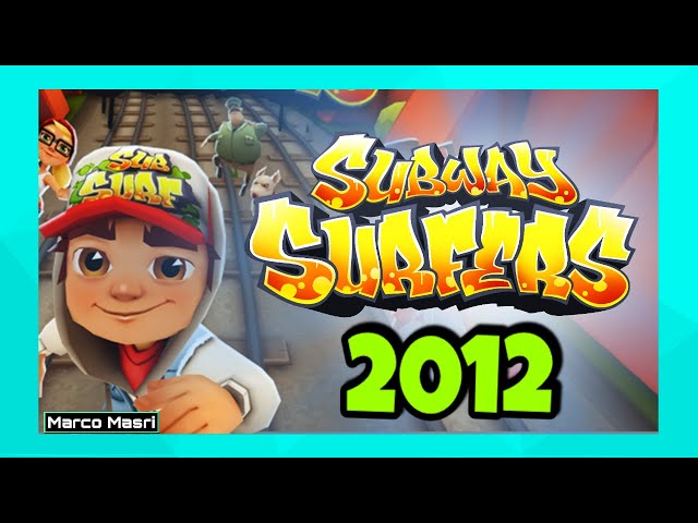 É inscrivel a primeira versão do Subway Surfers 1.0.1 de 2012! 