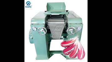 triple roll mill operation video || three roll miller || triple roller mill