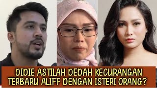 Kembali Panas! Aliff Aziz sekali lagi kantoi curang dengan isteri orang pula⁉️😱