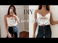 DIY cowl neck silk top / super easy sewing tutorial / beginners friendly  PDF pattern