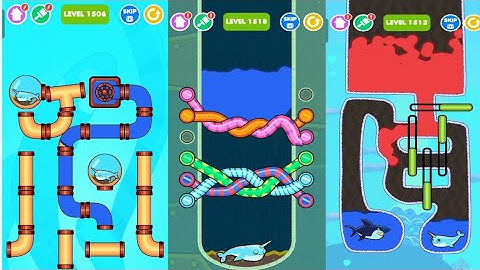 Save The Fish Pull The Pin Game 🎯🎮 Fishdom Android Gameplay | Fish Rescue New Update Hard Level