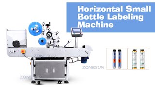 Application of ZS-TB823 Automatic Round Bottle Labeling Machine