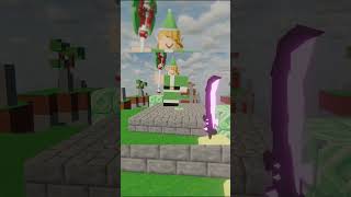 I Killed Santa (roblox bedwars animation) #shorts