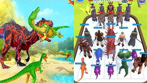 Merge master monster levels 133 to 145 | dinosaurs Game Video game trailer Walkthrough (Android,ios)