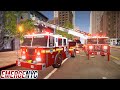 EmergeNYC New Manhattan Update FDNY Engine 85 & Tower Ladder 57 Fighting Fires