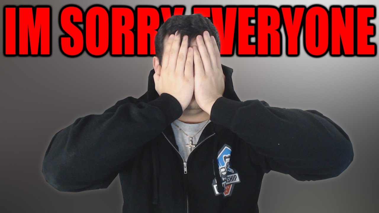 I'm Sorry. An apology to all my subscribers YouTube
