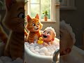 "Chef Whiskers' Sweet Day: A Furry Adventure with Baby"#CatAndBaby  #CuteCat #FunnyCat #funny #cat