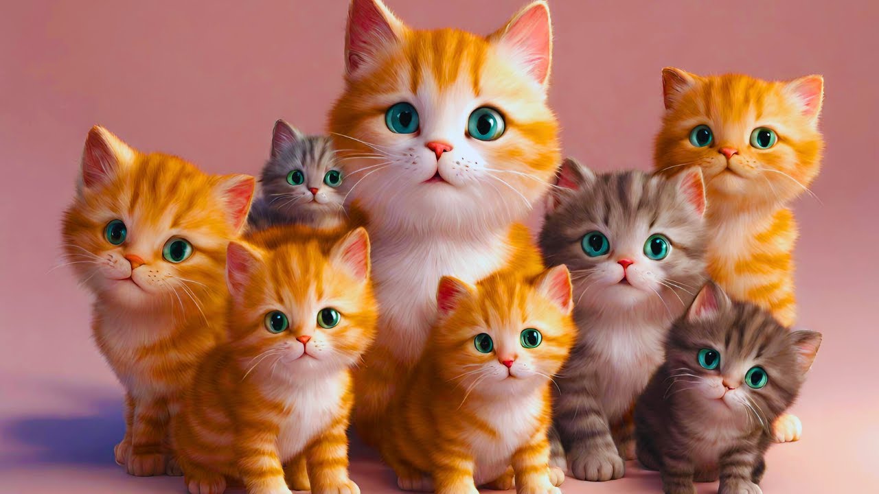 The Best Animal Moments on Earth: Kittens, Cat and Calming Music 2 #cat ...