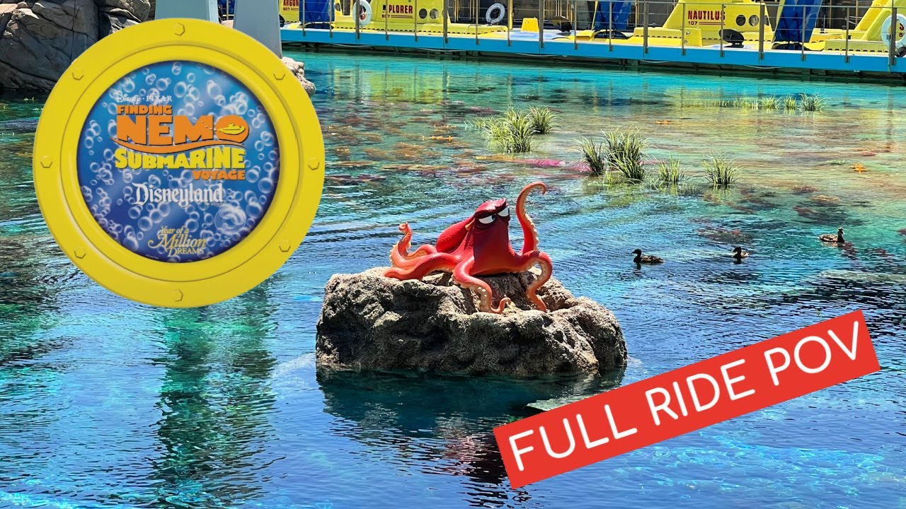 Finding Nemo Submarine Voyage Disneyland Original Park Ride POV - YouTube