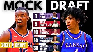 Way Too Early 2027 NBA Mock Draft | Holt #1, Muurinen Right Behind