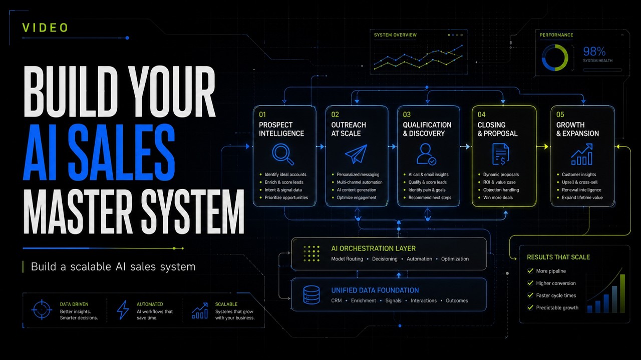 The Future of B2B Sales: Building Your Company's AI Sales Master System