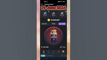 Hamster Kombat Daily cipher Morse Code || 29/06/2024|| Claim 1,00,000 Coins Task Rewards