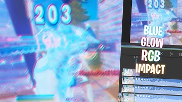 How To Make INSANE Blue Glow RGB Impact | Lumafusion (FREE PRESETS)