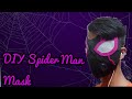 Make Spider Man Face Mask with Cardboard (DIY TUTORIAL WITH TEMPLATES)