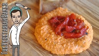 How To Make Roasted Red Pepper Hummus The Vegetarian Baker
