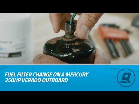 How to Change the Fuel Filter on a Mercury 350hp Verado Outboard