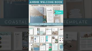 Airbnb, VRBO Welcome Book Template - Editable Canva Template Airbnb, VRBO Welcome Book Template - Editable Canva Template
