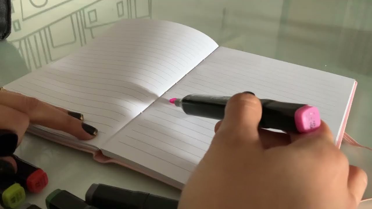 ASMR Softspoken “probamos rotuladores y dibujamos”