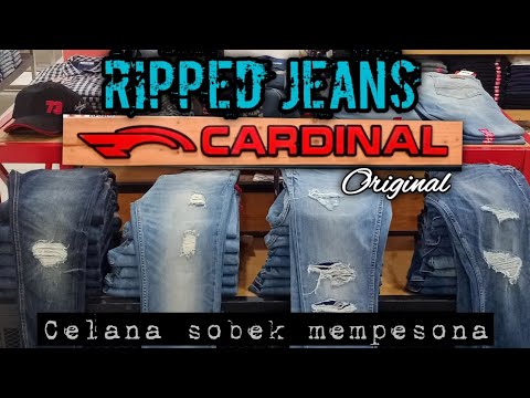 Ripped Jeans Cardinal|Celana sobek trend Masa kini