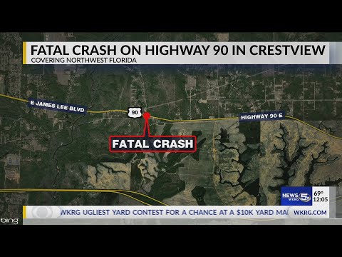 VIDEO:   Florida Highway Patrol confirms fatal crash in Crestview