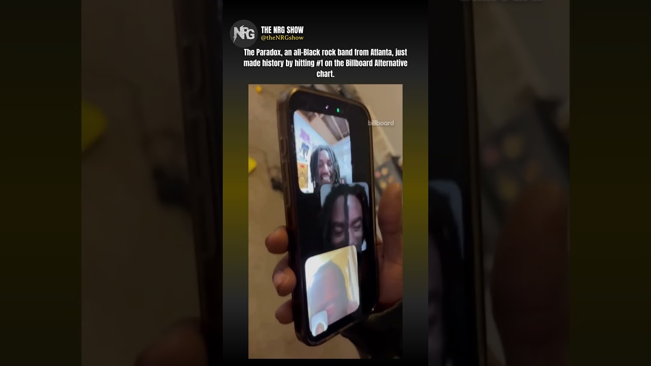 The Paradox just made history by hitting #1 on the Billboard Alternative chart.