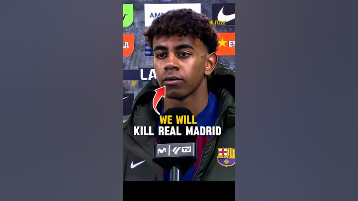 Lamine yamal talks about Barcelona vs Real Madrid 😱! #realmadrid #barcelona #ronaldo #messi
