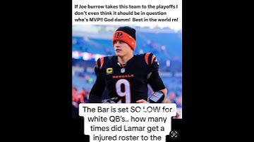 Lamar Jackson’s MVP run EXPOSES how LOW the Bar has been set for Joe Burrow & Josh Allen