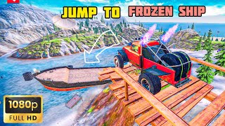 STUNT TIME! CARS JUMP TO FROZEN SHIP | OFF THE ROAD HD OPEN WORLD DRIVING GAME